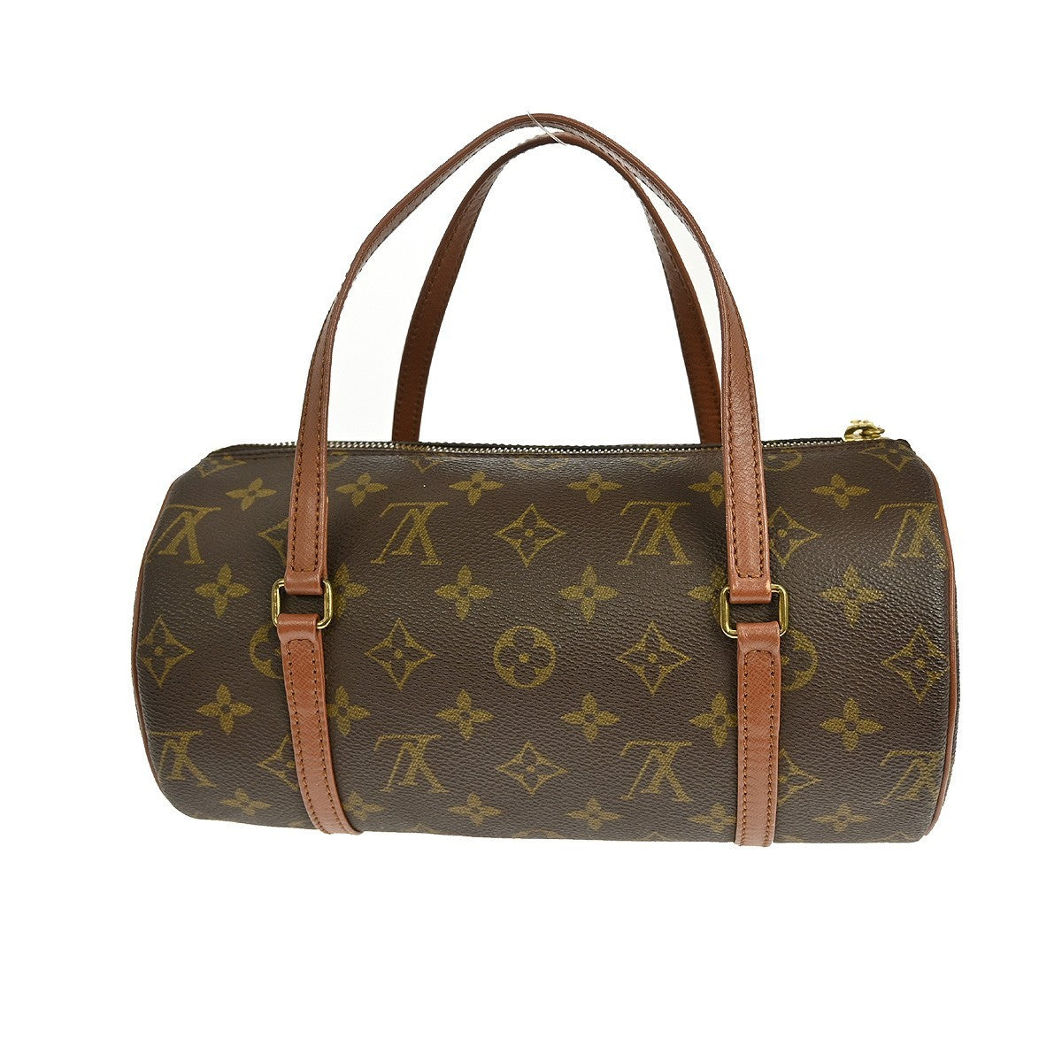 Louis Vuitton Papillon Handbag Monogram Canvas, BROWN, CANVAS, Handbag