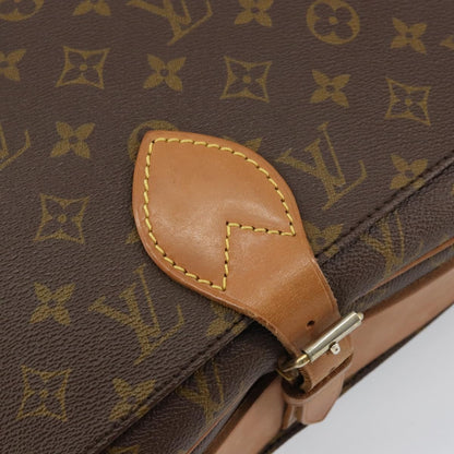 Louis Vuitton Cartouchiere Handbag Monogram Canvas, BROWN, CANVAS, Shoulder bag