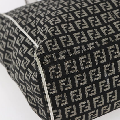Fendi Zucca Tote bag Canvas, BLACK, CANVAS, Tote bag