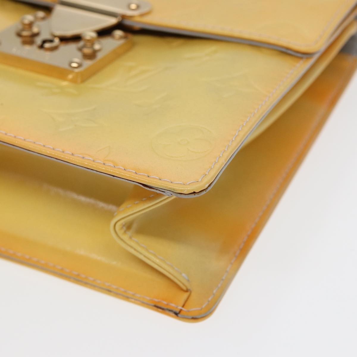 Louis Vuitton Spring Street Handbag Monogram Vernis, BEIGE, PATENT_LEATHER, Handbag