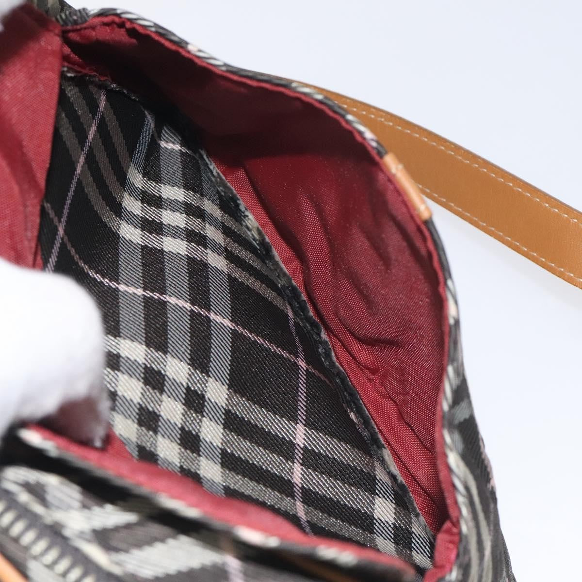 Burberry Nova Check Blue Label Nylon, BROWN, NYLON, Travel bag