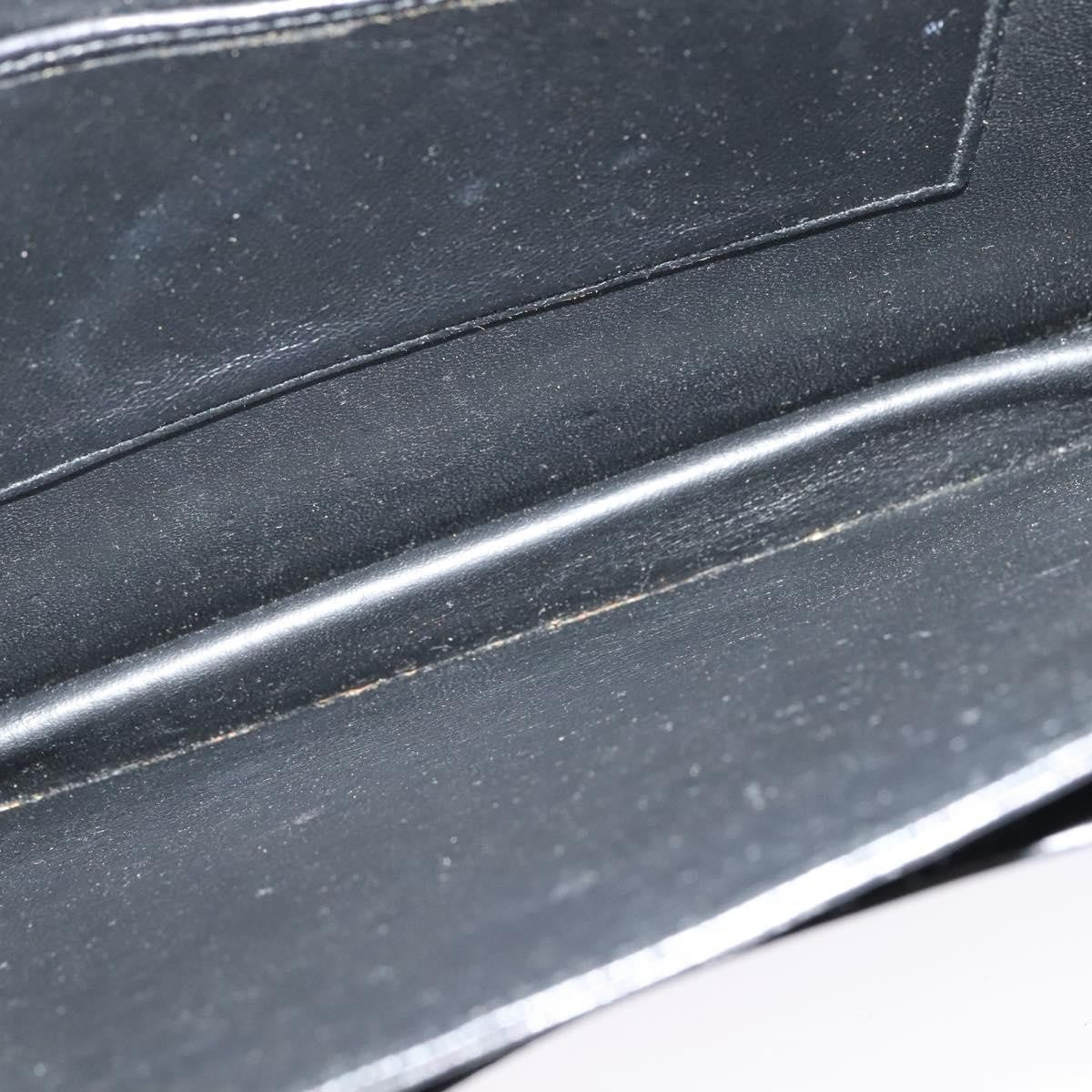 Bally Vintage Handbag Leather, BLACK, LEATHER, Handbag