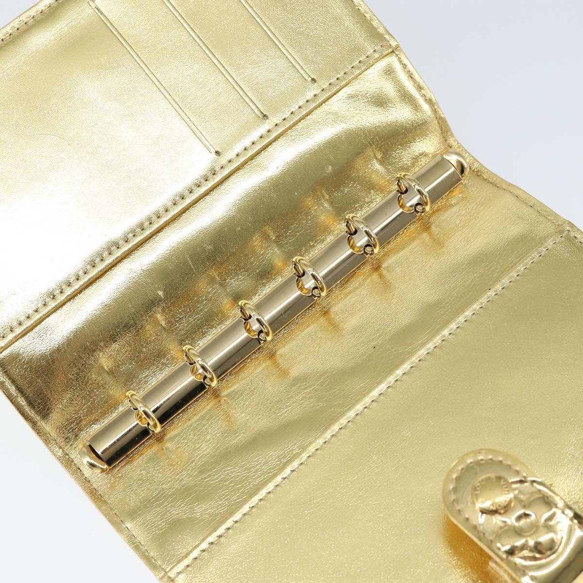 Louis Vuitton Agenda Cover Patent Leather, GOLD, PATENT_LEATHER, Wallets