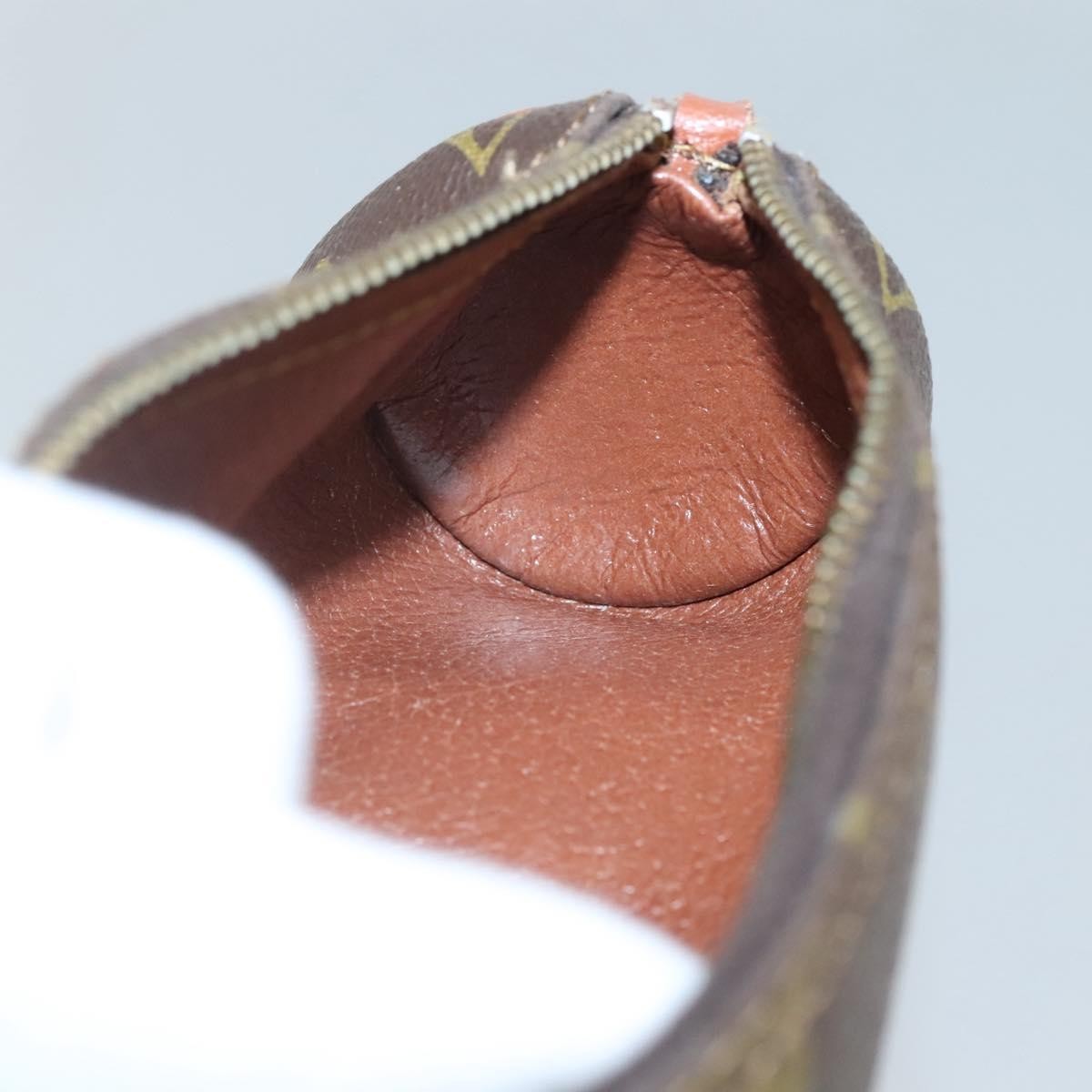 Louis Vuitton Papillon Pochette Monogram Canvas, BROWN, CANVAS, Clutche & pouche