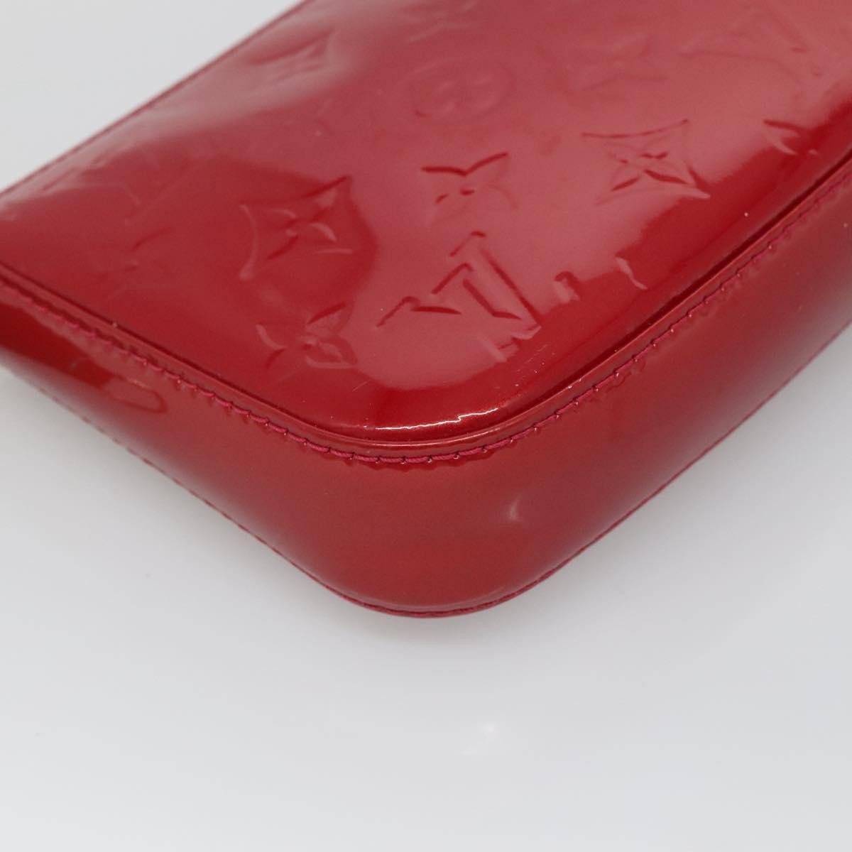 Louis Vuitton Pochette Accessoires vernis, RED, PATENT_LEATHER, Clutche & pouche