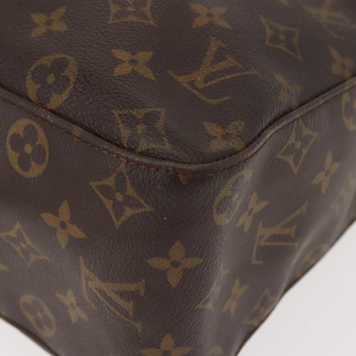 Louis Vuitton Looping Handbag Monogram Canvas, BROWN, CANVAS, Shoulder bag