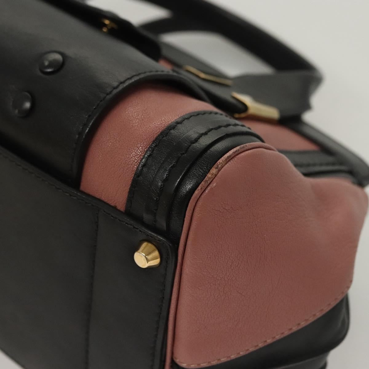 Chloe Alice Satchel Leather, PINK, LEATHER, Handbag