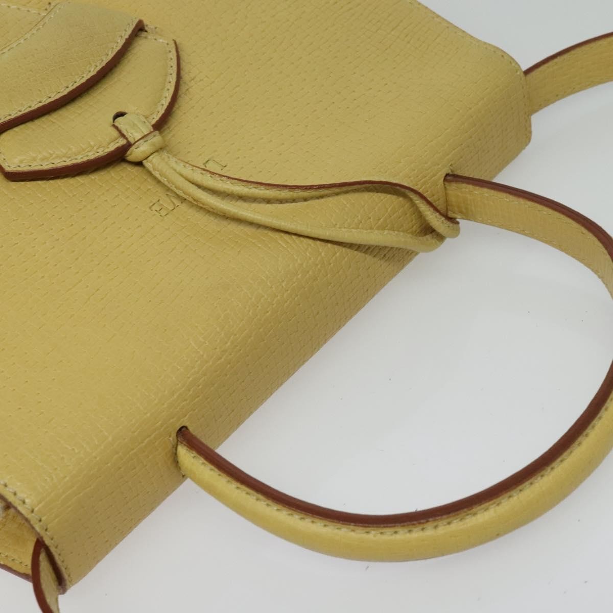 Loewe Barcelona Shoulder Bag Leather, YELLOW, LEATHER, Shoulder bag