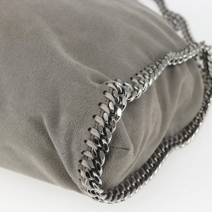 Stella McCartney Falabella Tote Shaggy Deer, GRAY, POLYESTER, Shoulder bag
