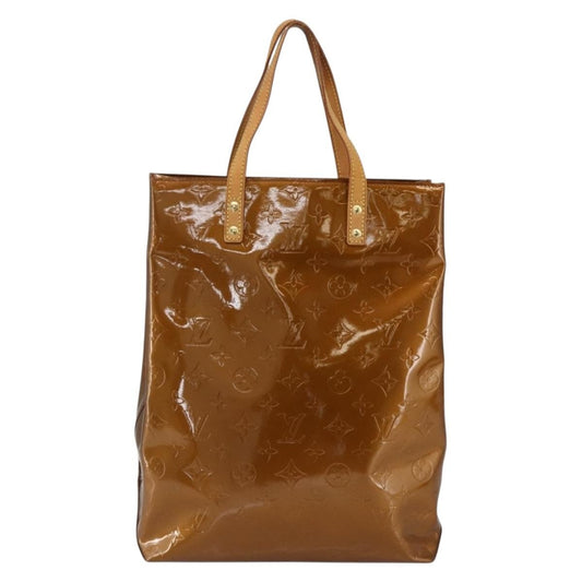 Louis Vuitton Reade Handbag Monogram Vernis, BROWN, PATENT_LEATHER, Tote bag