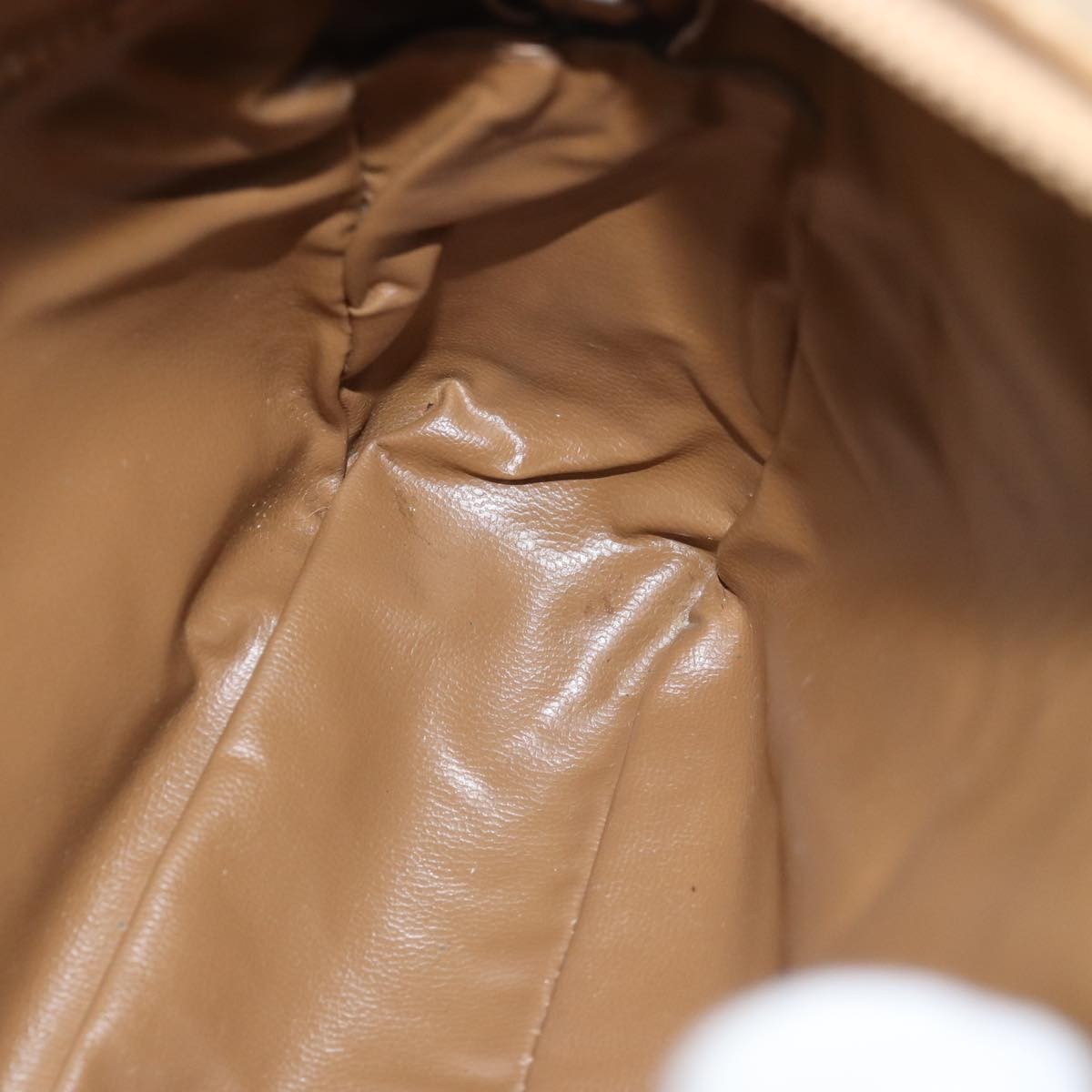 Celine Macadam Shoulder Bag Canvas, BEIGE, CANVAS, Shoulder bag