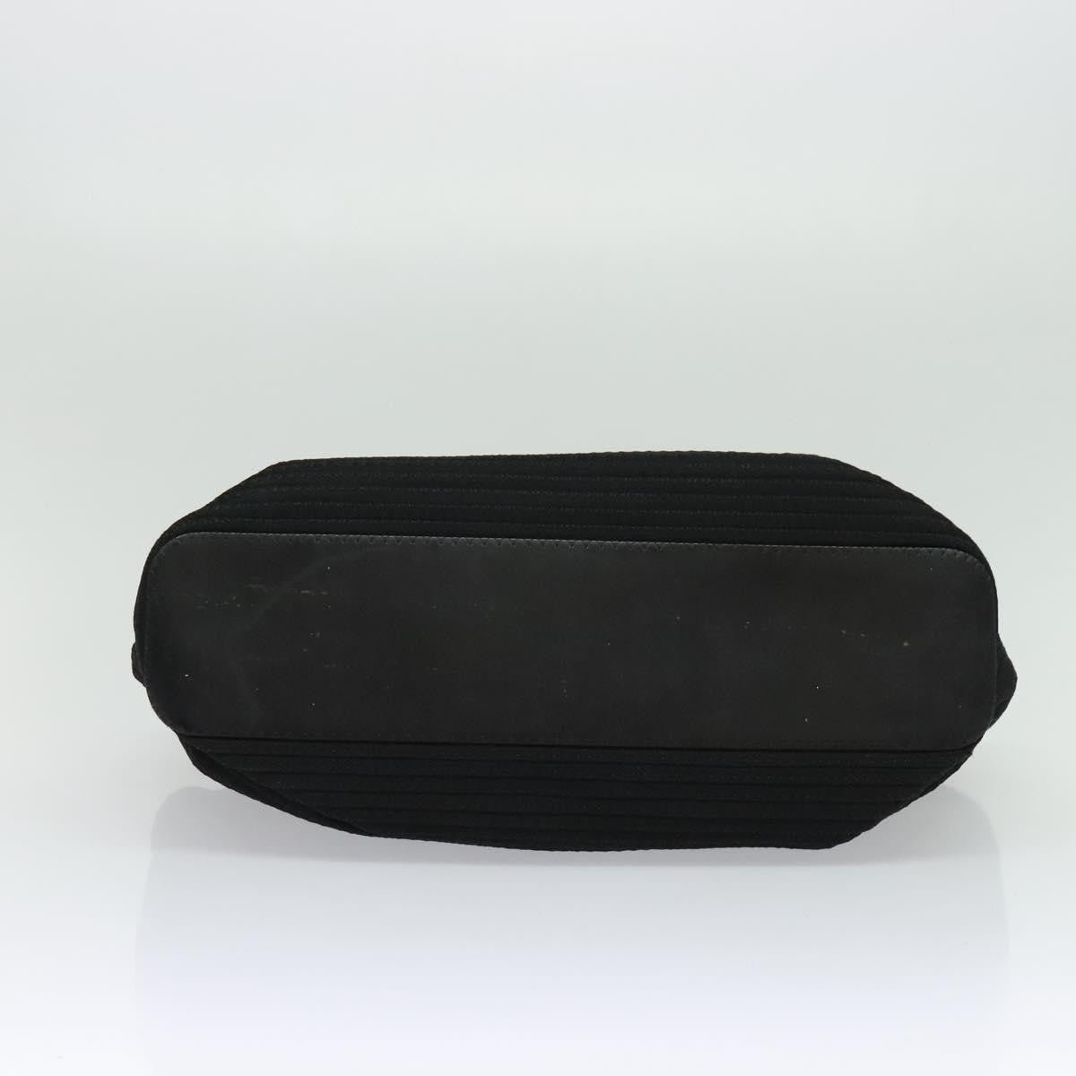 Gucci Vintage Bamboo Handle Bag Canvas, BLACK, CANVAS, Handbag