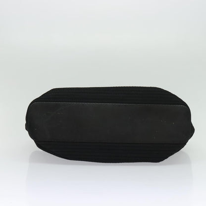 Gucci Vintage Bamboo Handle Bag Canvas, BLACK, CANVAS, Handbag