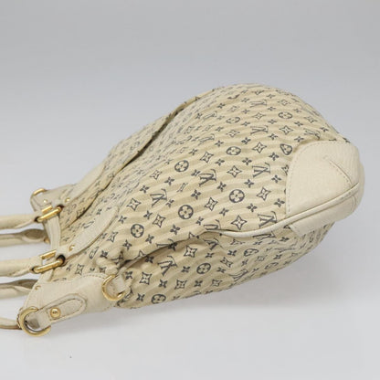 Louis Vuitton Marina Handbag Mini Lin Croisette, BEIGE, CANVAS, Handbag