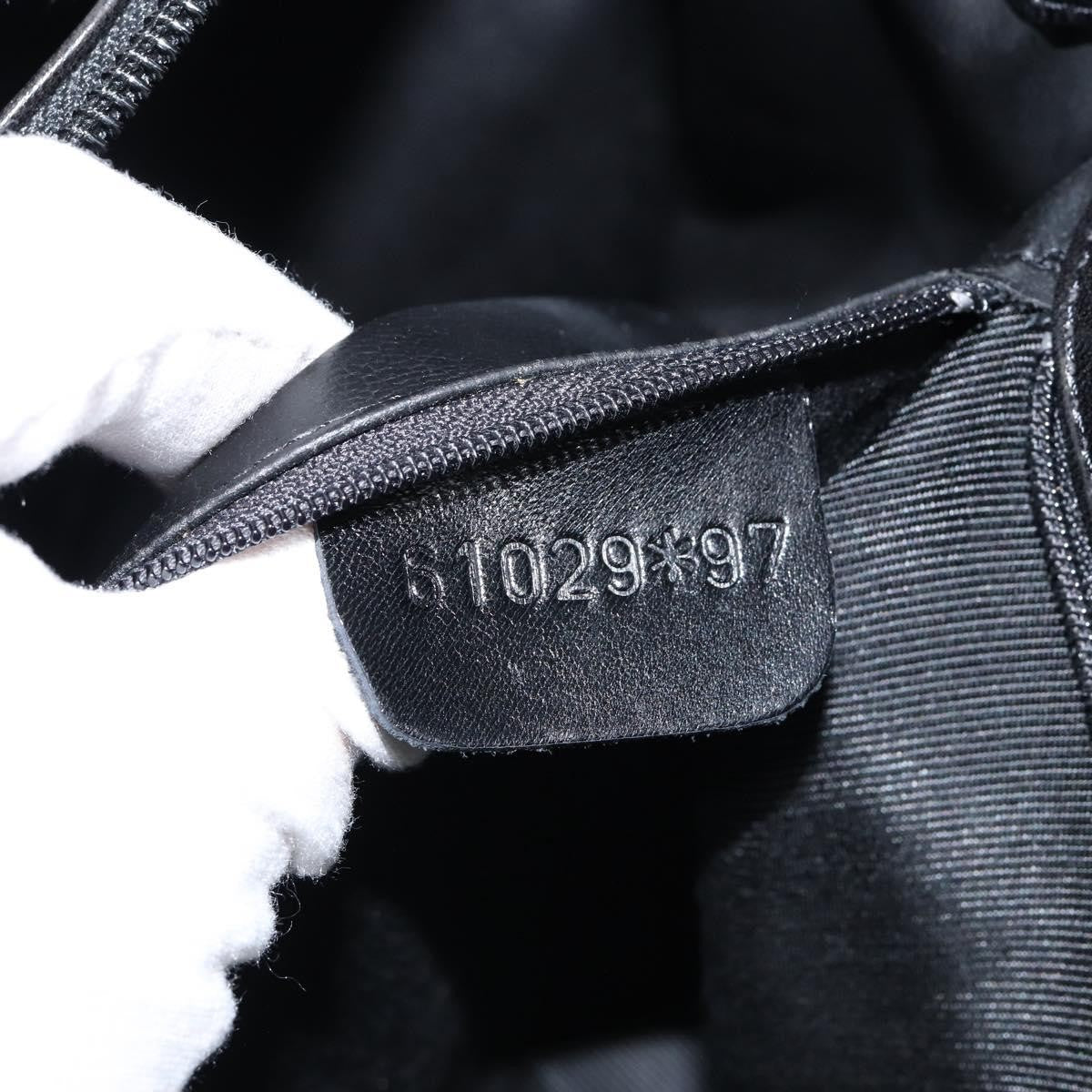 Bally Vintage Handbag Quilted Leather, BLACK, LEATHER, Handbag