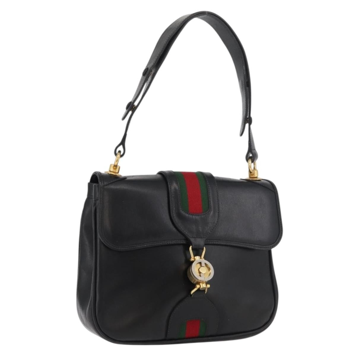 Gucci Sherry line shoulder bag Leather, Multicolour, Leather, Handbag