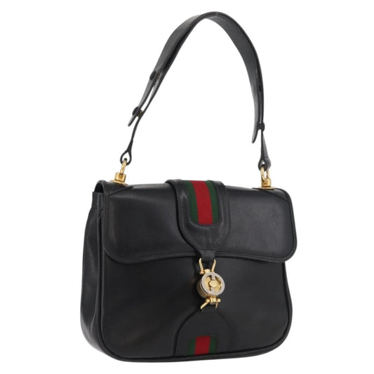 Gucci Sherry line shoulder bag Leather, Multicolour, Leather, Handbag