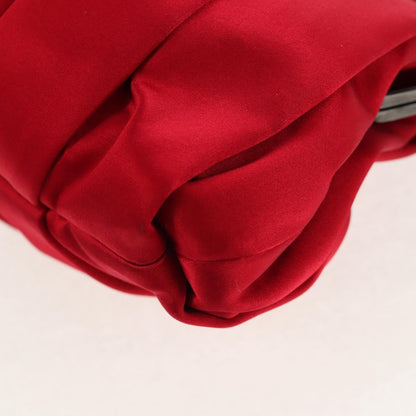 Christian Louboutin Yoyo Frame Clutch Satin, RED, SATIN, Clutche & pouche