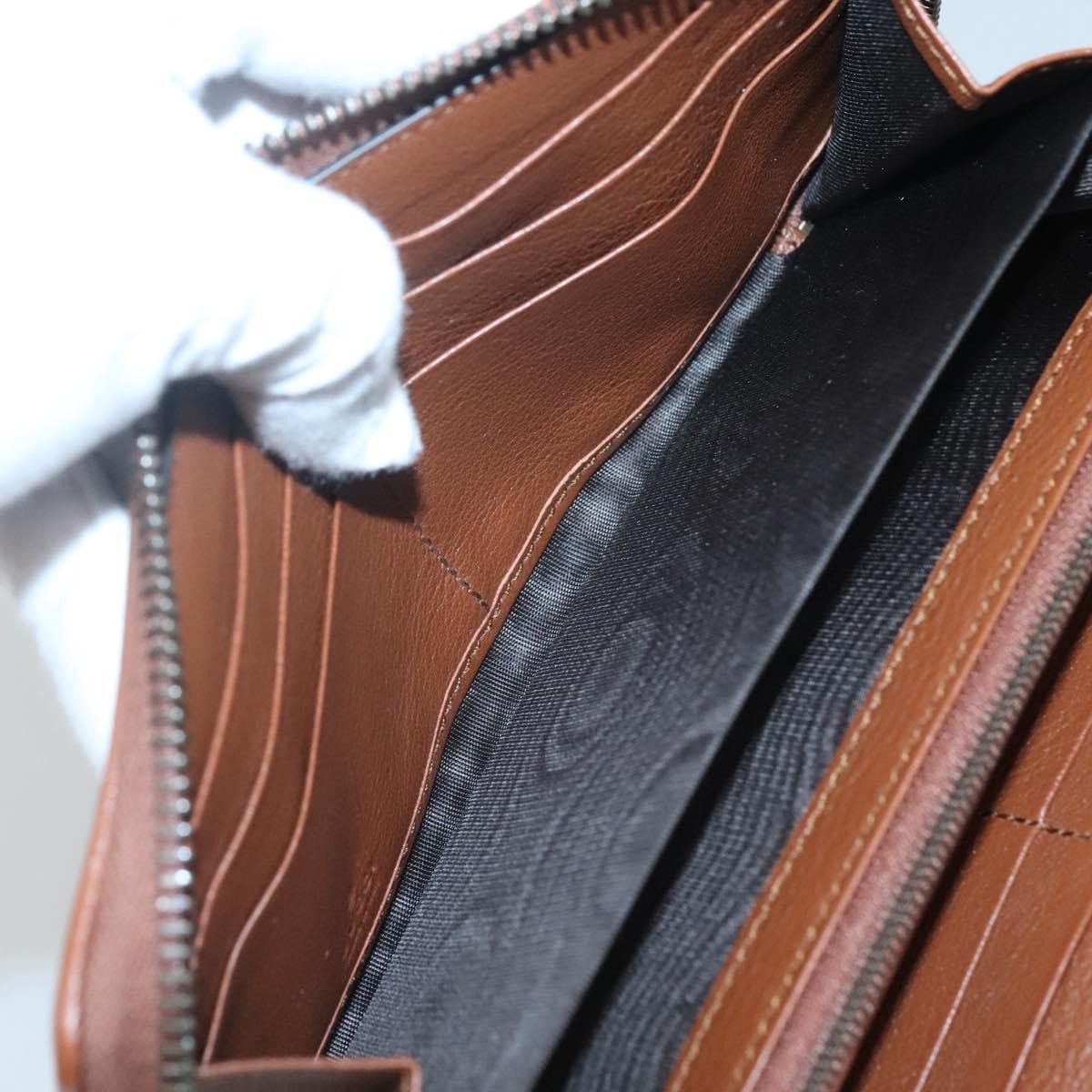 Gucci Diana Zip Around Wallet Leather, BROWN, LEATHER, Wallets