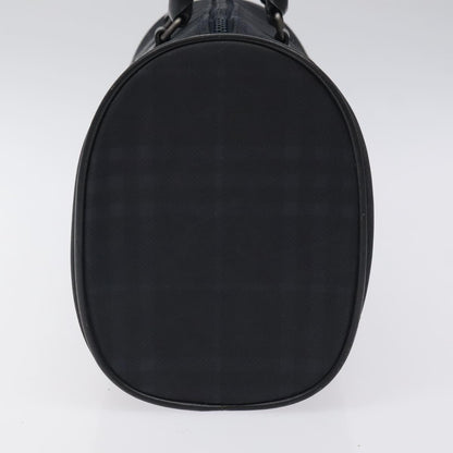 Burberry Nova check boston bag Canvas, NAVY, CANVAS, Handbag