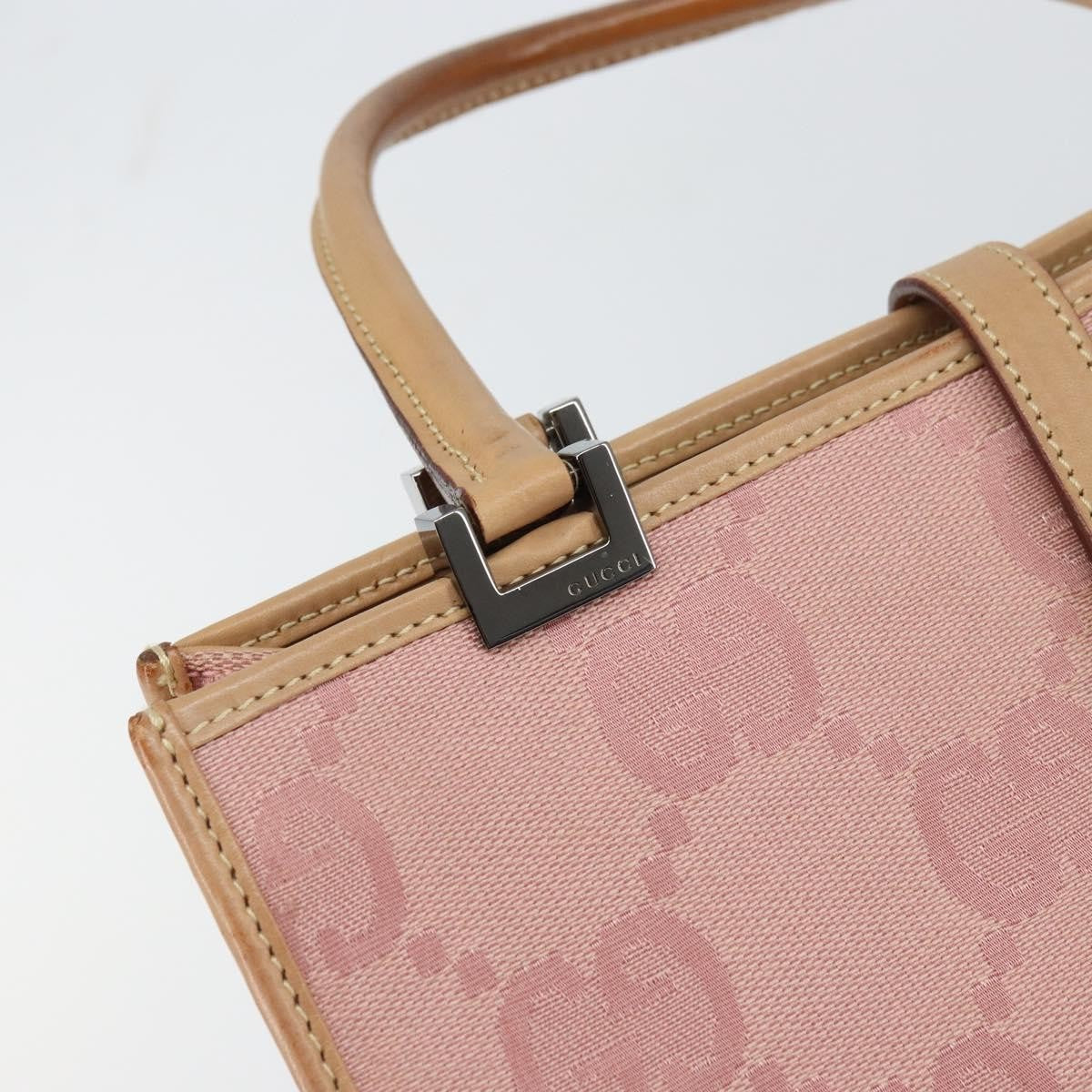 Gucci Vintage Jackie Handbag Canvas, PINK, CANVAS, Handbag