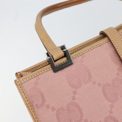 Gucci Vintage Jackie Handbag Canvas, PINK, CANVAS, Handbag