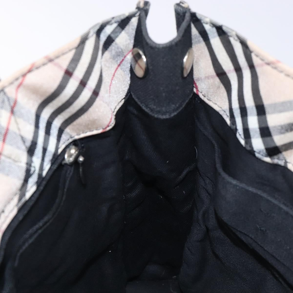 Burberry Nova Check Tote canvas check pattern, BLACK, CANVAS, Tote bag