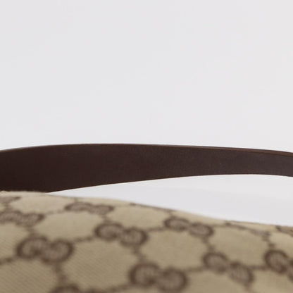 Gucci Abbey Canvas Leather, BEIGE, CANVAS, Shoulder bag