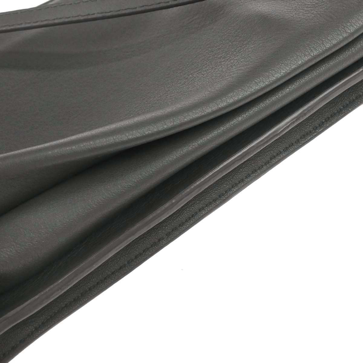 Balenciaga Papier Triple Zip Around Crossbody Bag Leather, GRAY, LEATHER, Shoulder bag