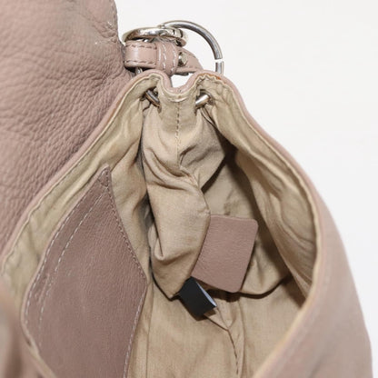 Chloe Lily Shoulder bag Leather, PURPLE, LEATHER, Shoulder bag