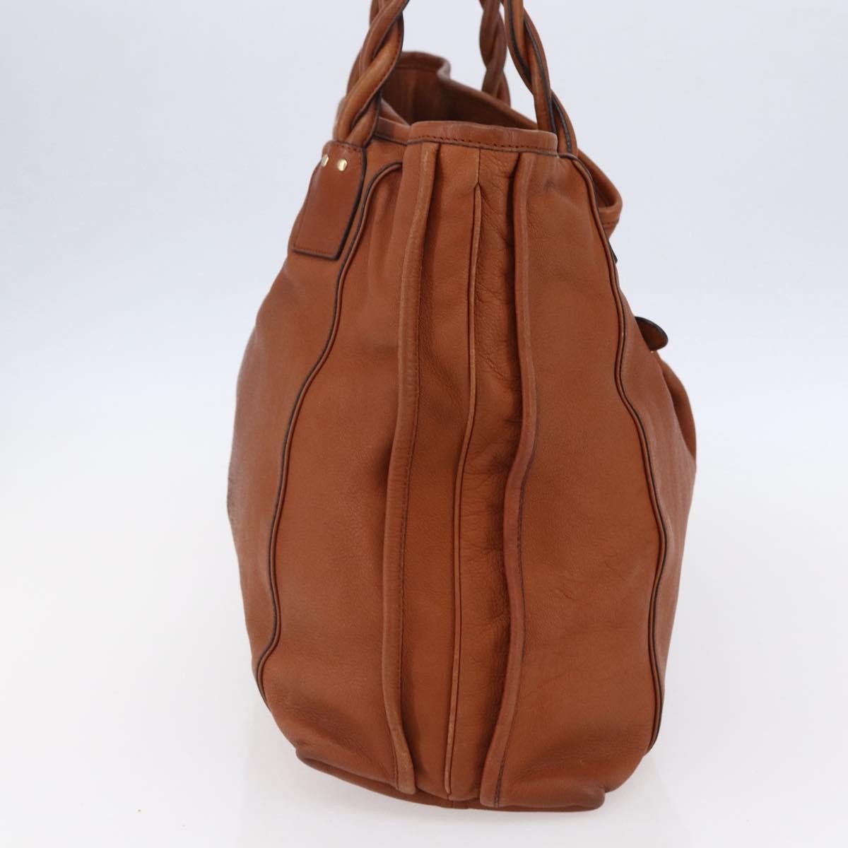 Chloe Vintage Tote bag Leather, BROWN, LEATHER, Tote bag