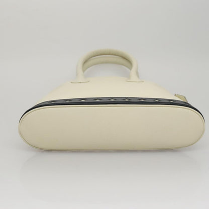 Saint Laurent Vintage Handbag Leather, WHITE, LEATHER, Handbag