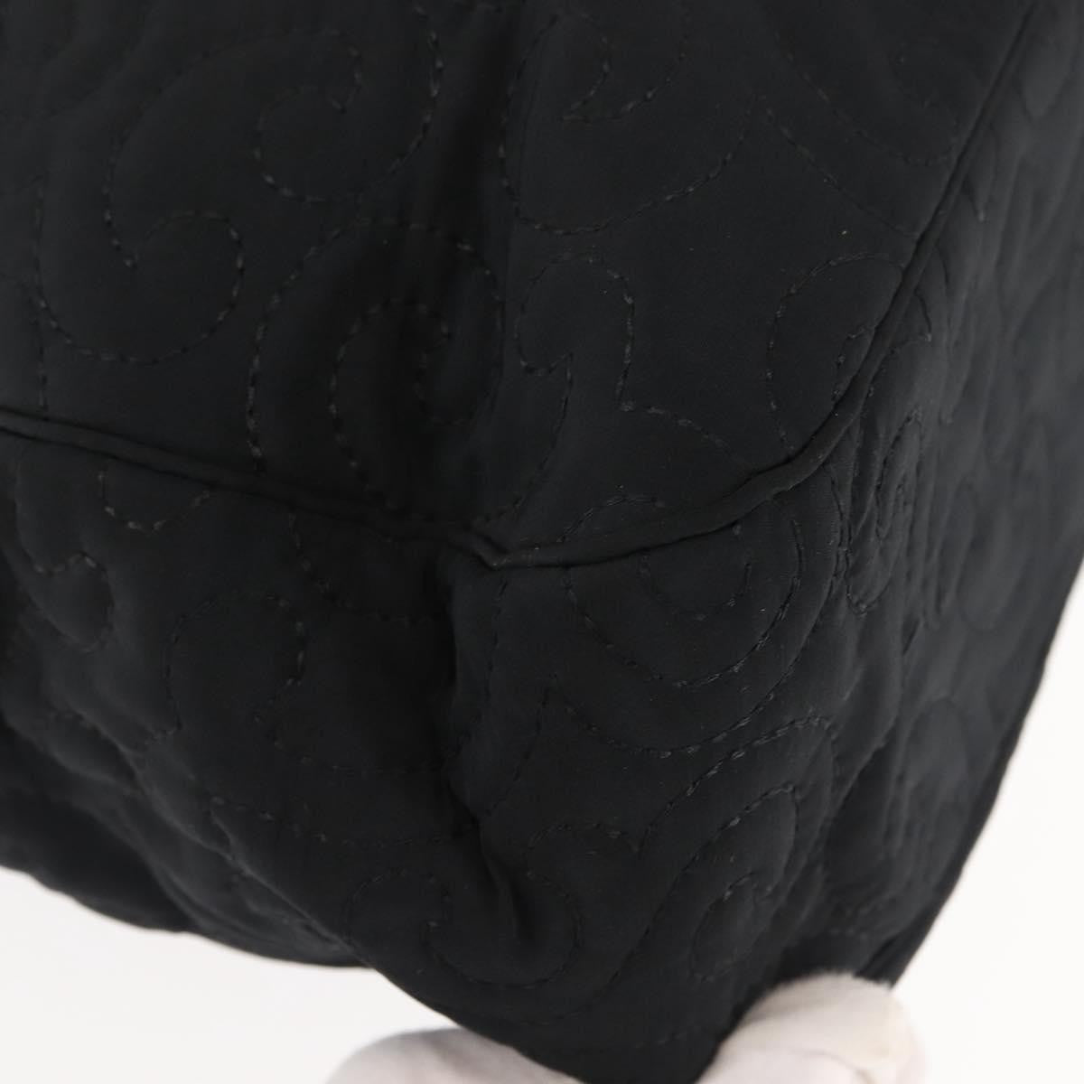 Saint Laurent Vintage Shoulder Bag Nylon, BLACK, NYLON, Tote bag