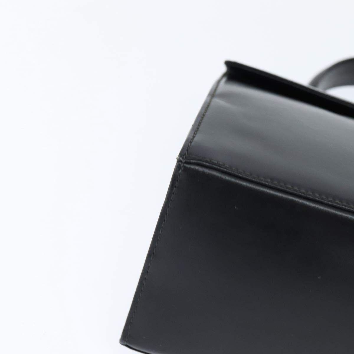 Salvatore Ferragamo Gancini Convertible Top Handle Bag Leather, BLACK, LEATHER, Handbag