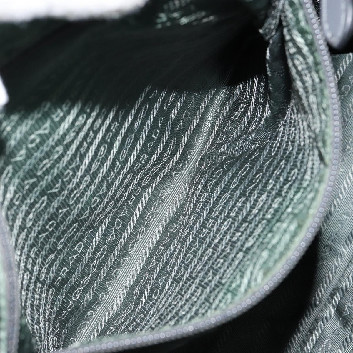 Prada Convertible Bow Tote Tessuto, GREEN, NYLON, Handbag