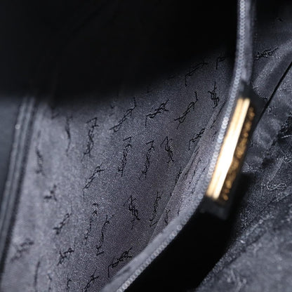 Saint Laurent Vintage Shoulder Bag Nylon, BLACK, NYLON, Tote bag