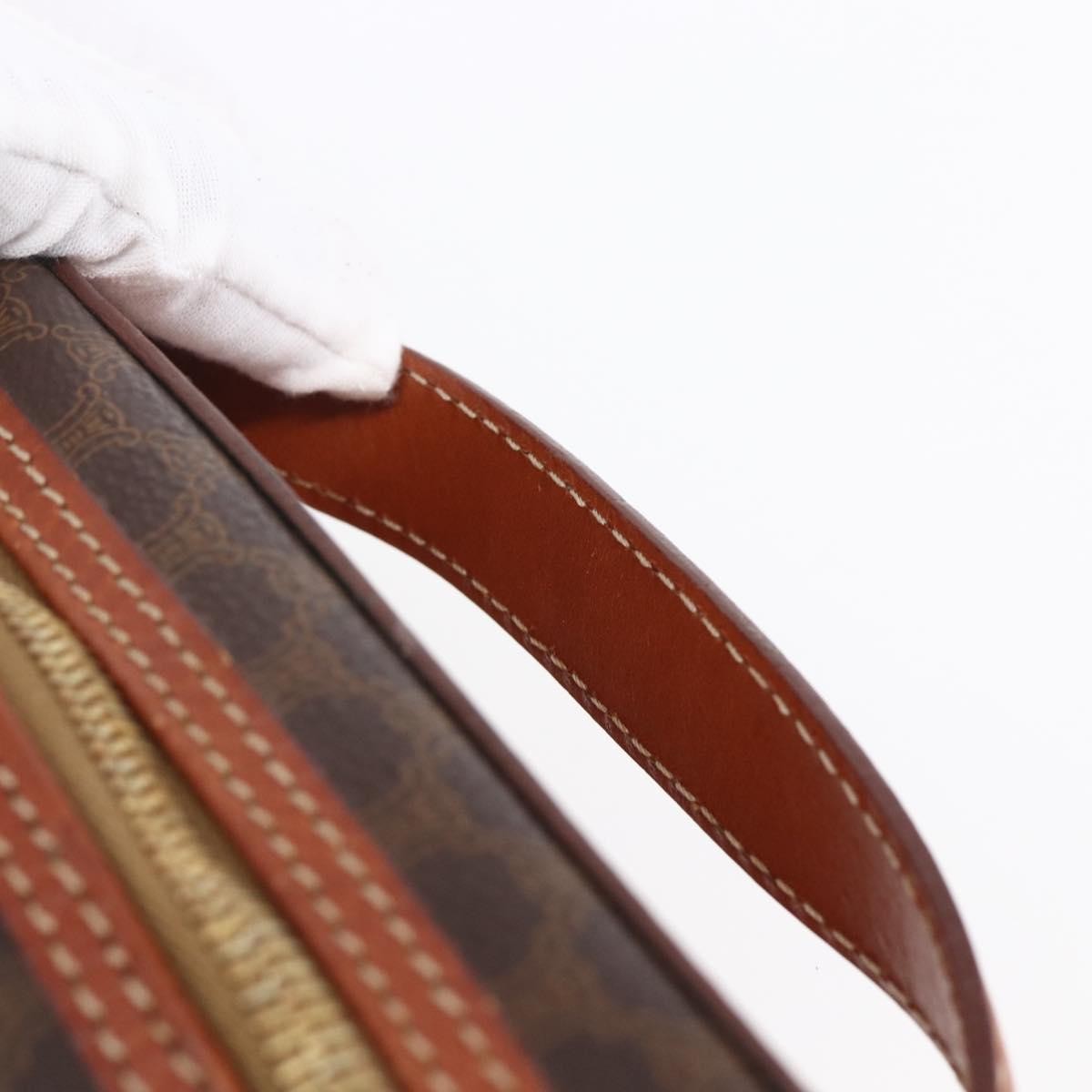 Celine Macadam Vanity Bag Canvas, BROWN, CANVAS, Travel bag