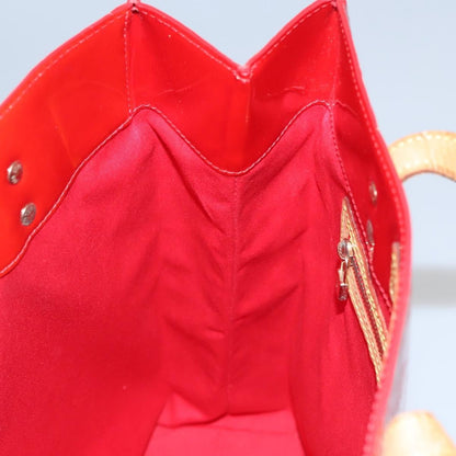 Louis Vuitton Reade Handbag Monogram Vernis, RED, PATENT_LEATHER, Handbag