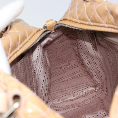 Salvatore Ferragamo Vala Handbag Patent leather, BEIGE, PATENT_LEATHER, Handbag