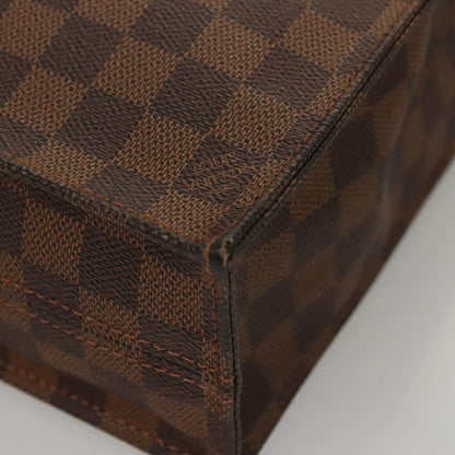 Louis Vuitton Sac Plat Bag Damier, BROWN, CANVAS, Handbag