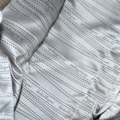 Salvatore Ferragamo Gancini handbag Leather, SILVER, LEATHER, Handbag