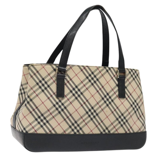 Burberry Nova Check Handbag Nova Check Canvas and leather, BEIGE, CANVAS, Handbag