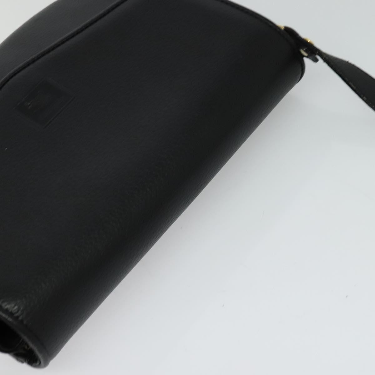 Burberry Flap Shoulder Bag Leather, BLACK, LEATHER, Shoulder bag