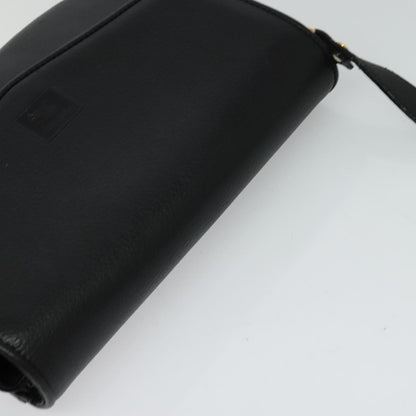 Burberry Flap Shoulder Bag Leather, BLACK, LEATHER, Shoulder bag