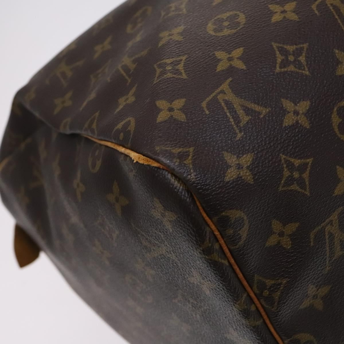 Louis Vuitton Keepall Bag Monogram Canvas, BROWN, CANVAS, Travel bag