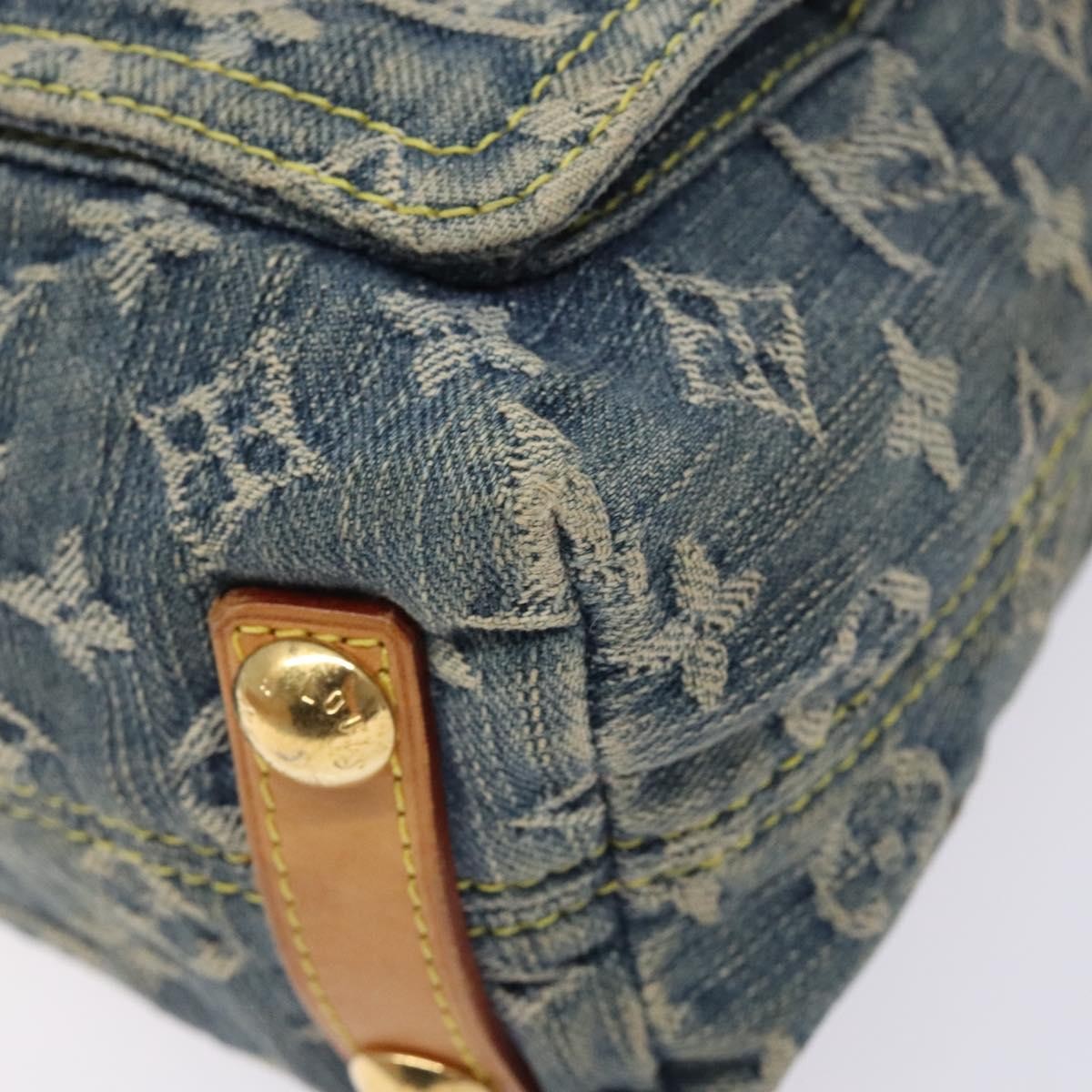 Louis Vuitton Baggy Handbag Denim, BLUE, DENIM_JEANS, Handbag