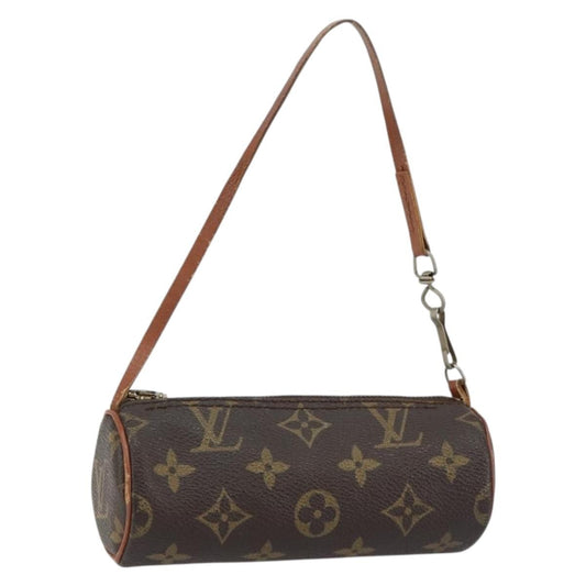 Louis Vuitton Papillon Pochette Monogram Canvas, BROWN, CANVAS, Clutche & pouche