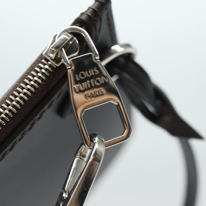 Louis Vuitton Neverfull Pochette Leather, BROWN, LEATHER, Clutche & pouche