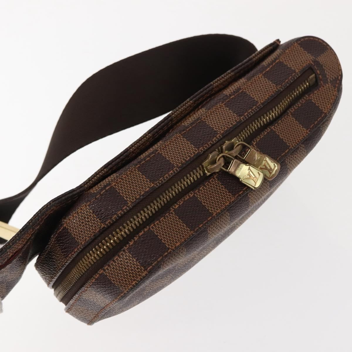 Louis Vuitton Geronimos Waist Bag Damier, BROWN, CANVAS, Shoulder bag