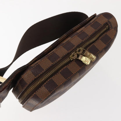 Louis Vuitton Geronimos Waist Bag Damier, BROWN, CANVAS, Shoulder bag